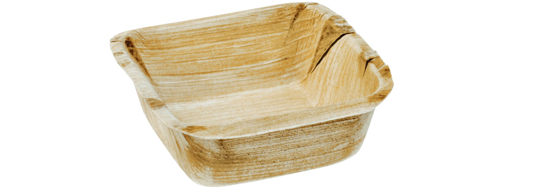 Coupelles à dip feuille de palmier 70x70x25mm