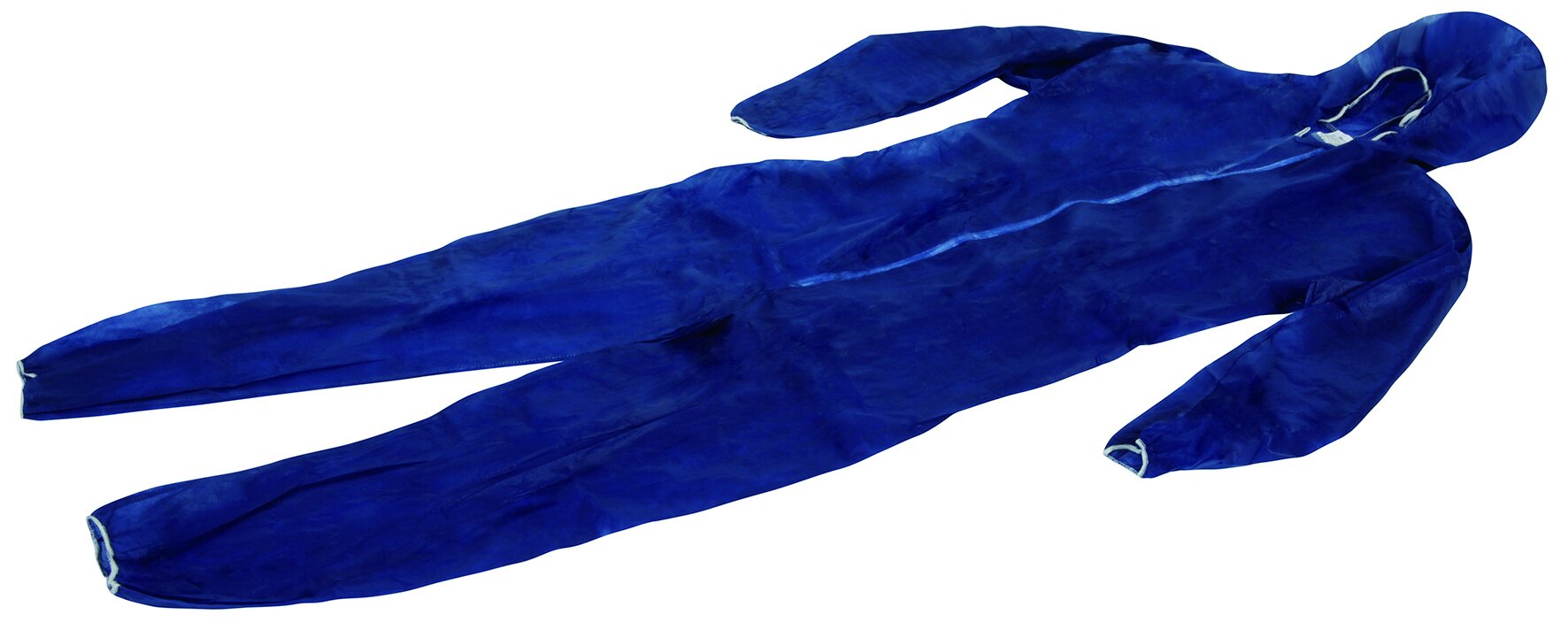 Comb. de protection, non-tissé, XXL capuche,bleu foncé