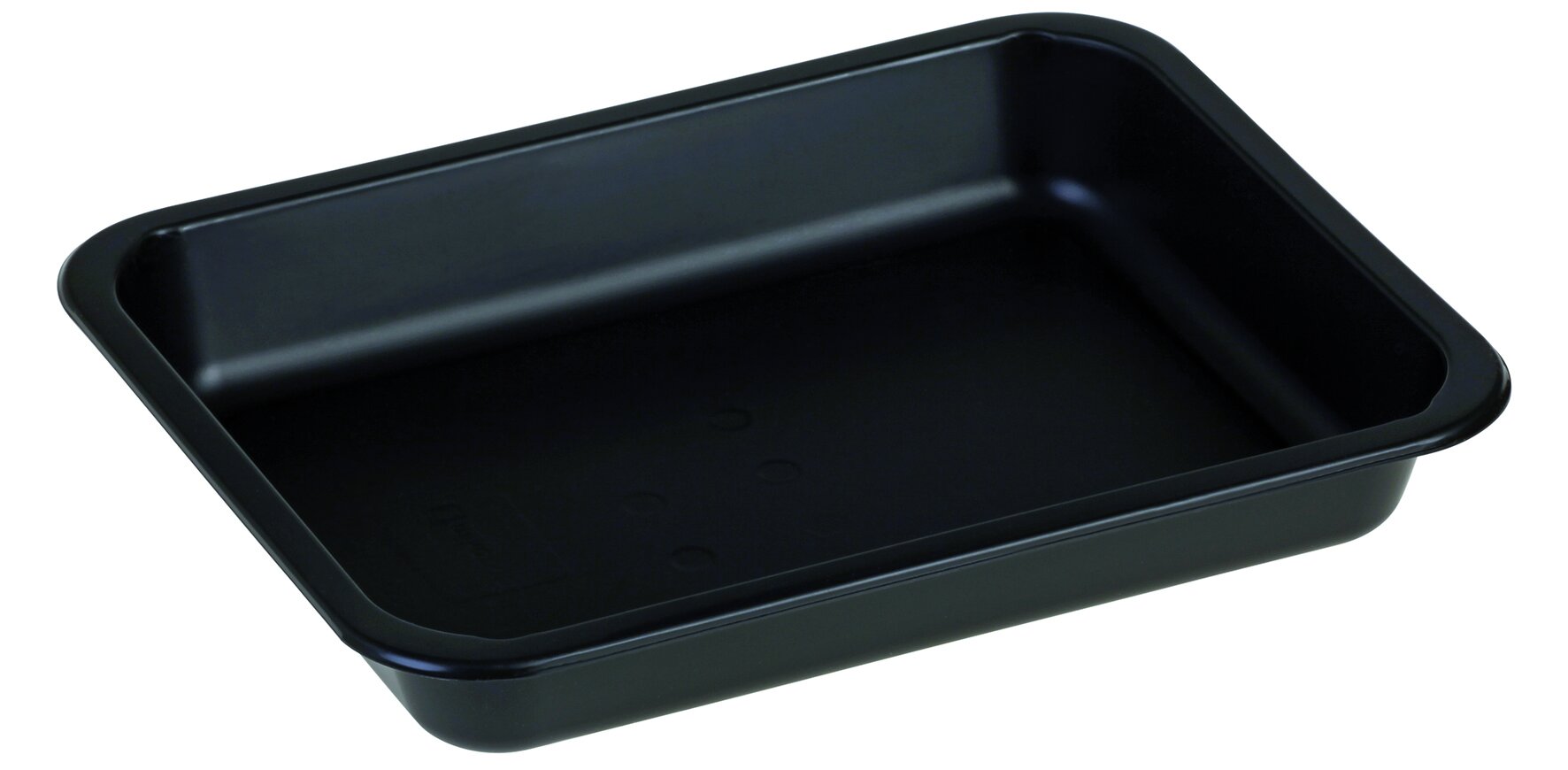 Barquette menu PP, noir 1-comp., 227x178x32mm