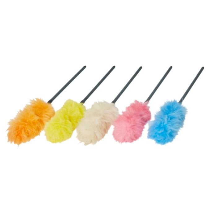 Plumeau, couleurs assorties laine d'agneau, ABS, 77-109cm