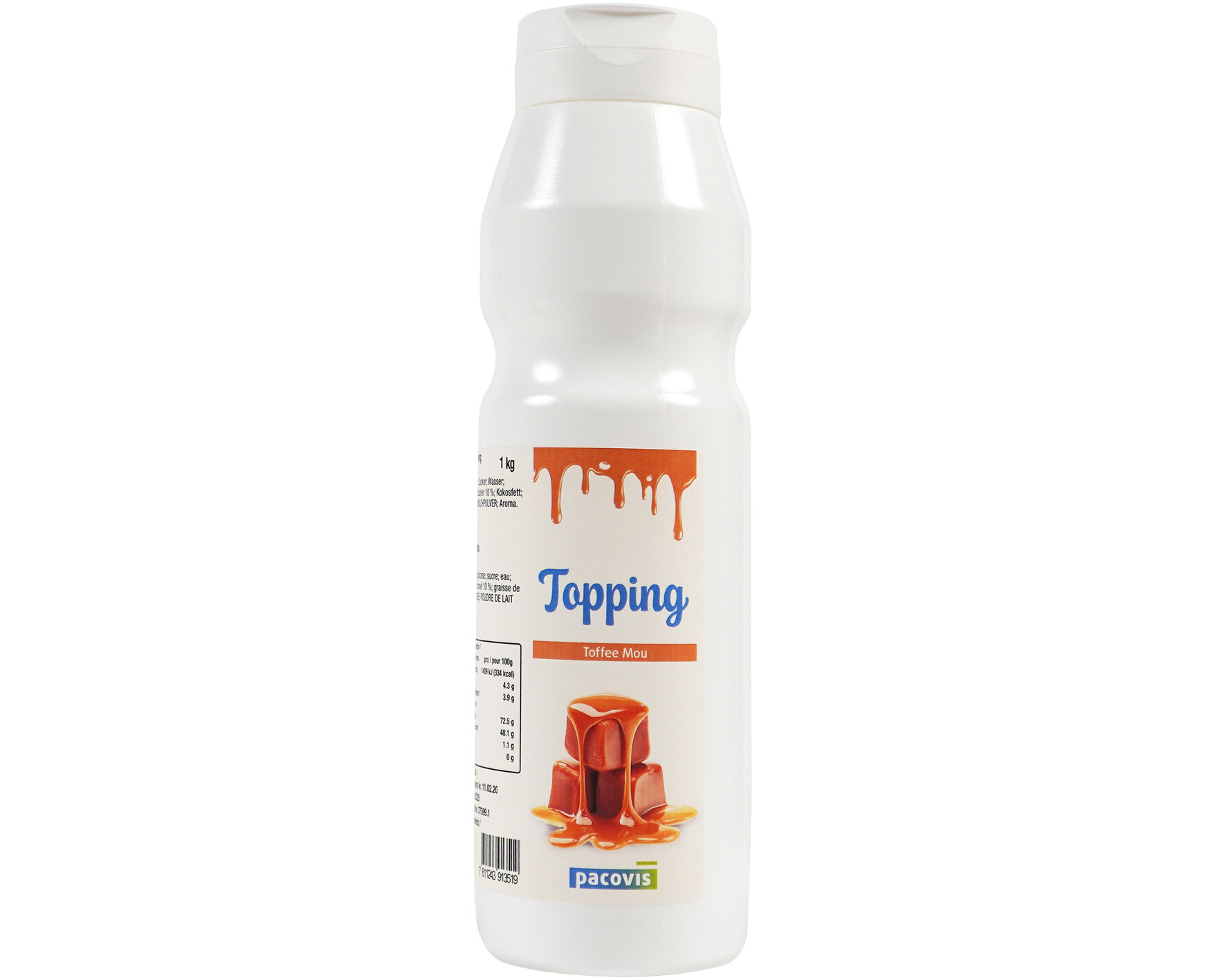 Topping toffee-mou Sauce pour dessert