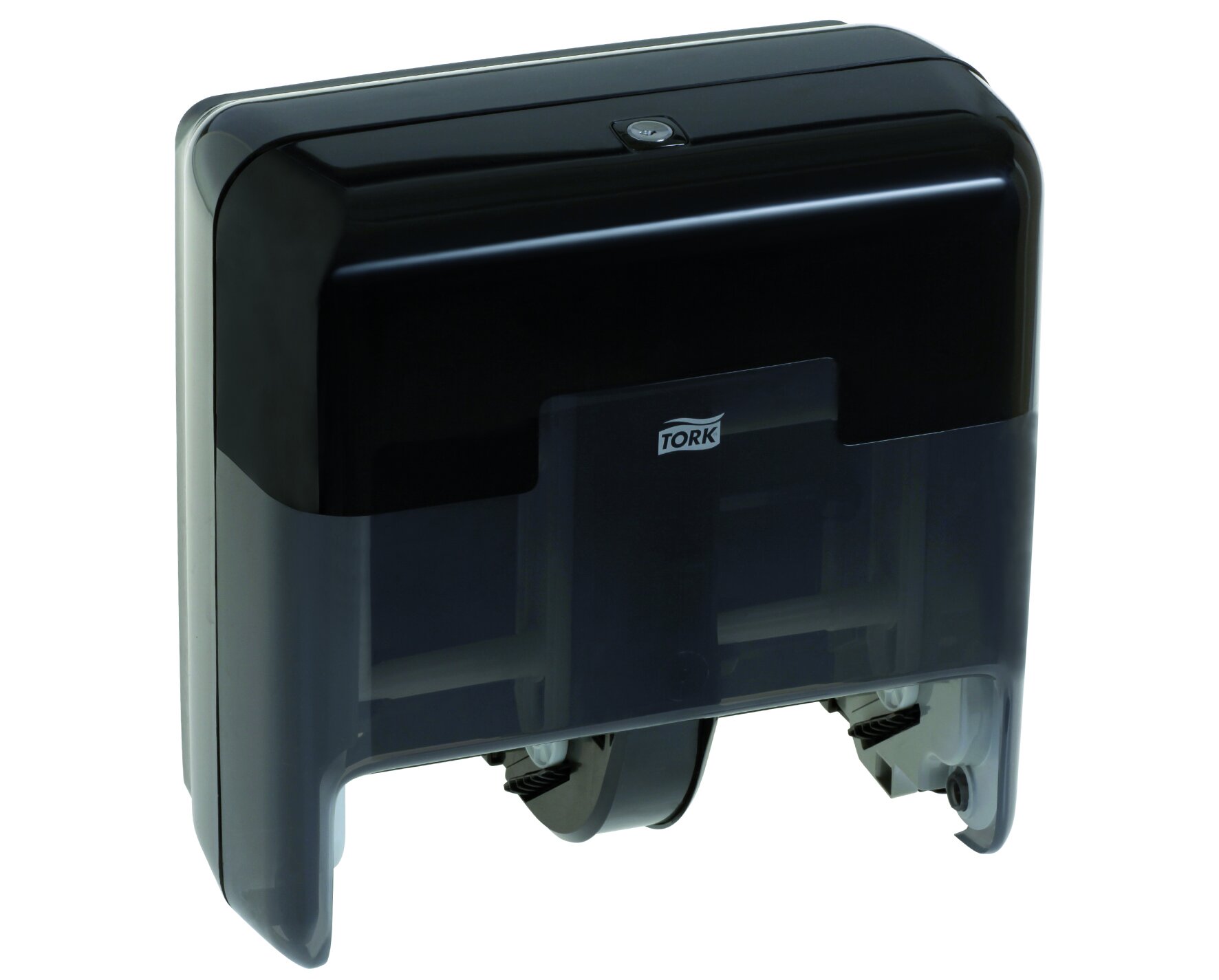 Distributeur papier toilette Tork OptiServe®, ABS, noir, 4 rouleaux