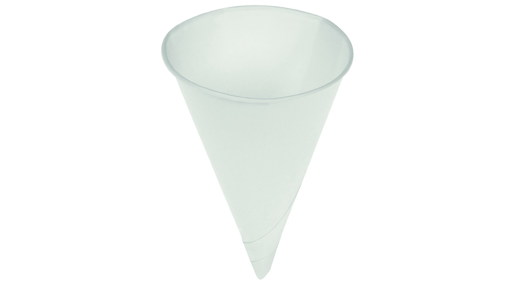 Gobelet conique en papier/cire 120ml, Ø68.1x94.4mm
