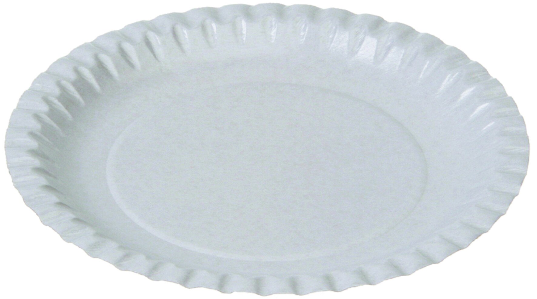 Assiette en carton, blanc rond, Ø 180mm