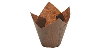 Ramequins Tulipe pour muffins 66.8ml, Ø35x58mm