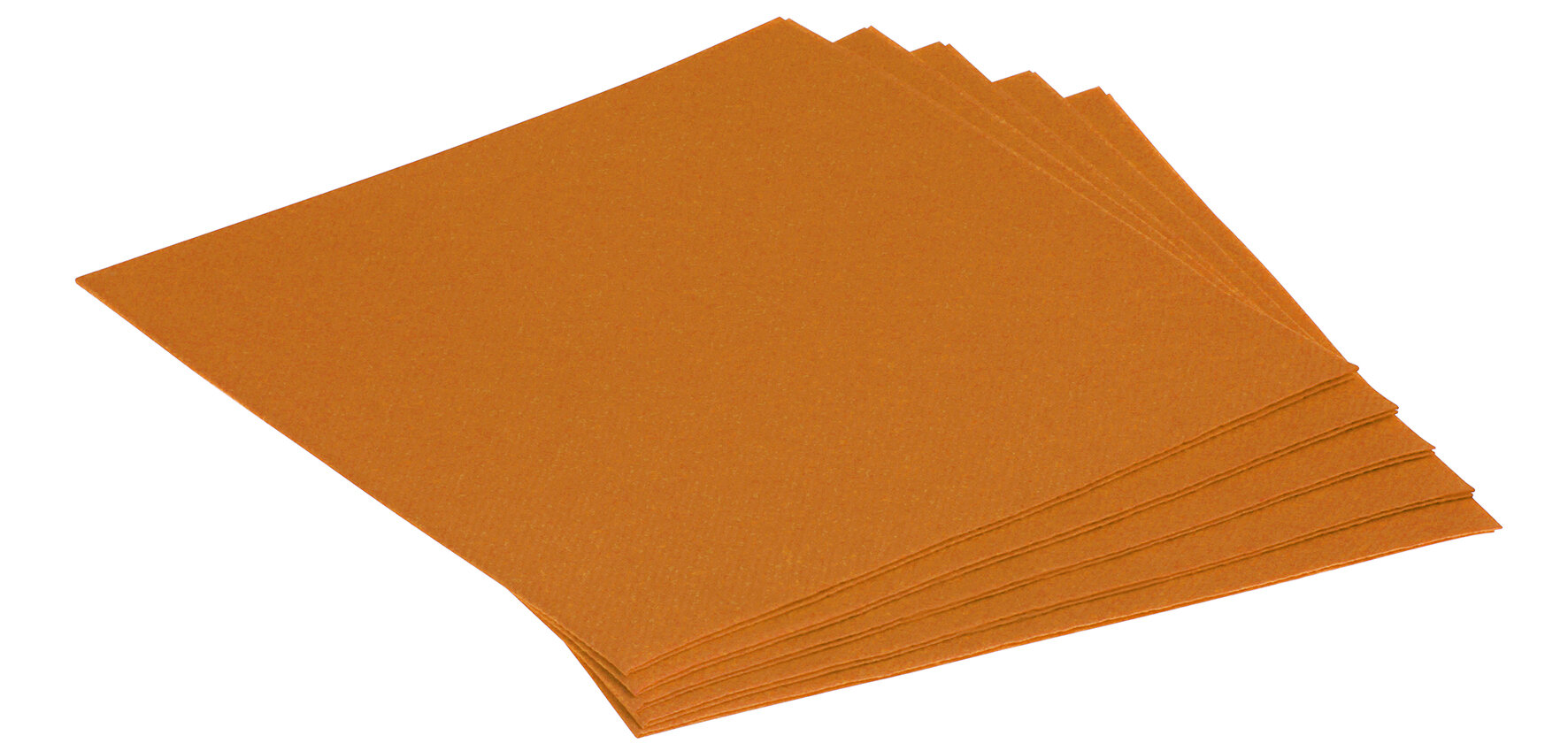 Serviettes Linclass Basic curry 40x40cm 1/4 pli