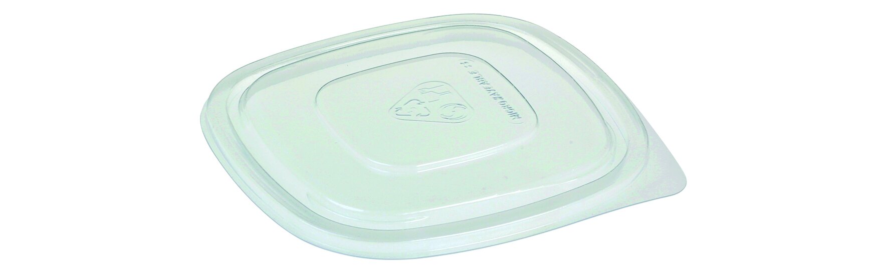 Couvercle PP transparent 136x136mm