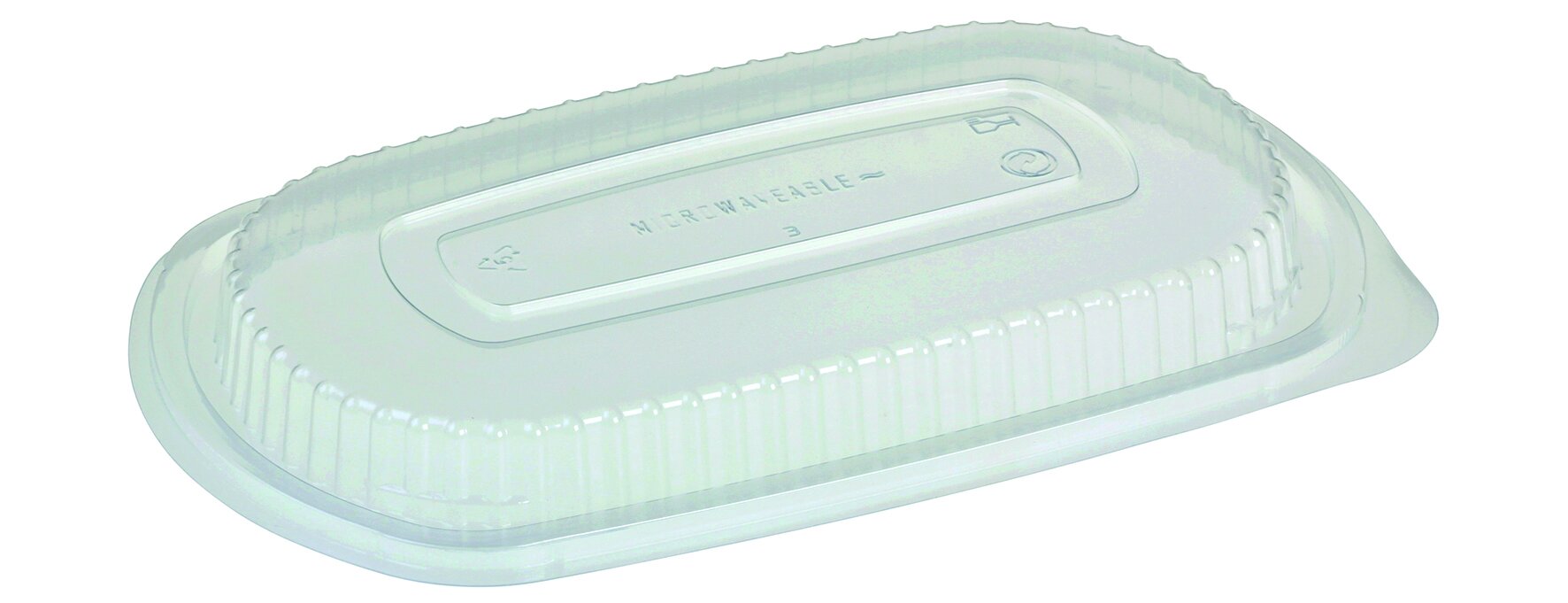 Couvercle dôme PP transparent 235x146mm
