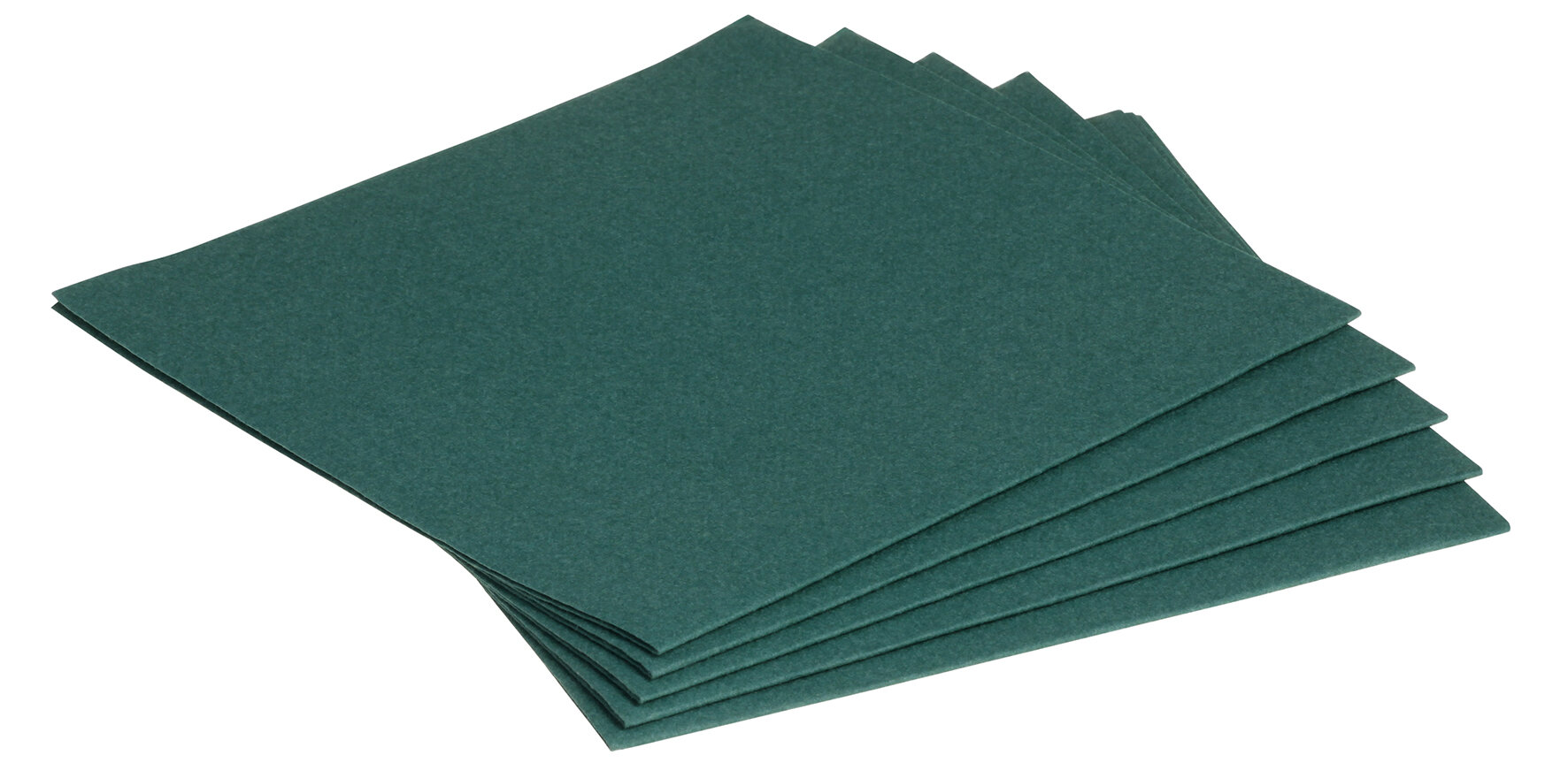 Serviette Airlaid vert foncé 40x40cm, 65g/m2, 1/4-pli