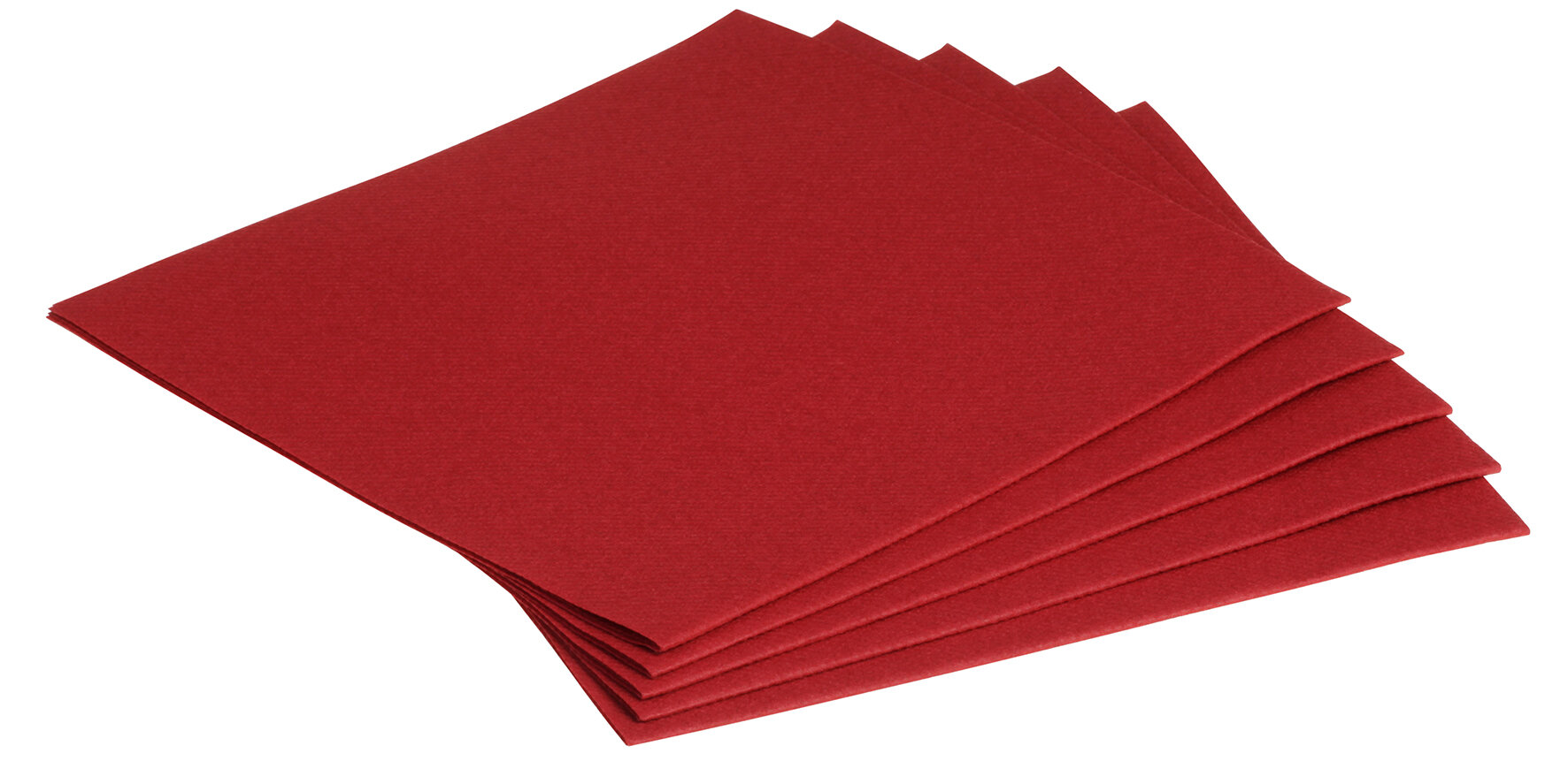 Serviette Airlaid bordeaux 40x40cm, 65g/m2, 1/4-pli