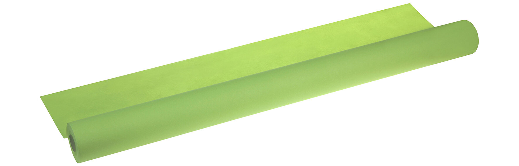 Rouleau de nappe Airlaid vert pomme 118cm x 25m, 65g/m2