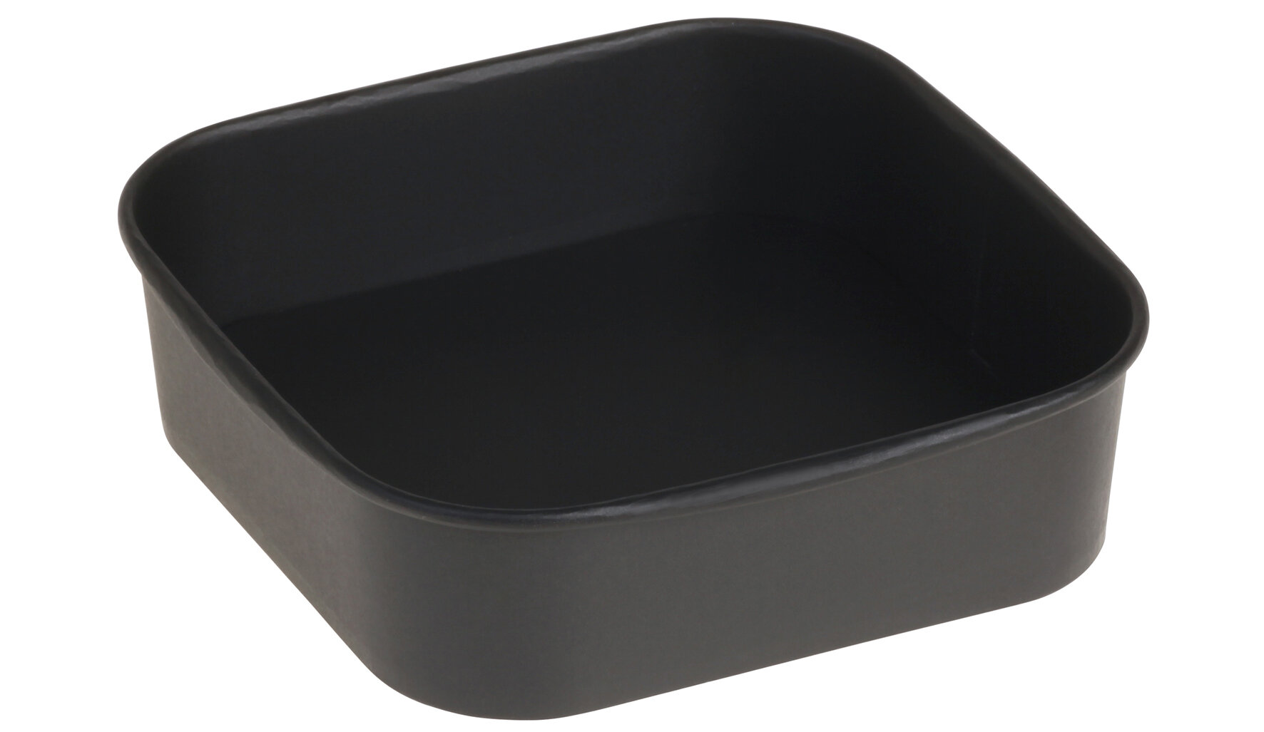 Barquette carton/PE 1000ml noire, 170x170x50mm