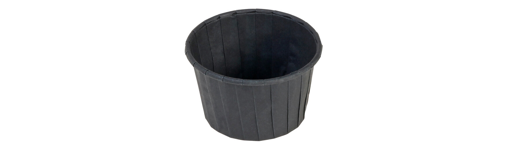 Gobelet à sauce papier 60ml noir Ø60 x 35 mm