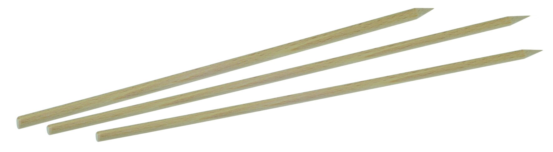 Brochettes en bois 30cm / 6mm