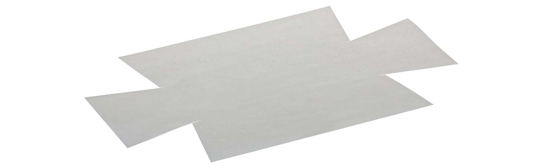 Papier cuisson prédécoupé, blanc silic. deux côtés, 39gm², 187x301mm