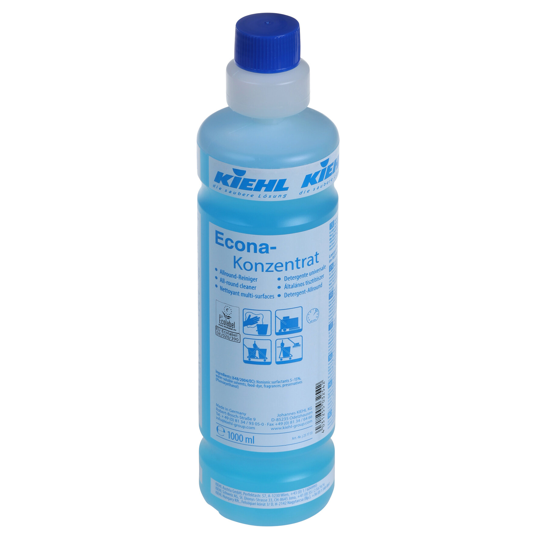 Nettoyant tout usage Econa concentré, pH 9, 6x1l