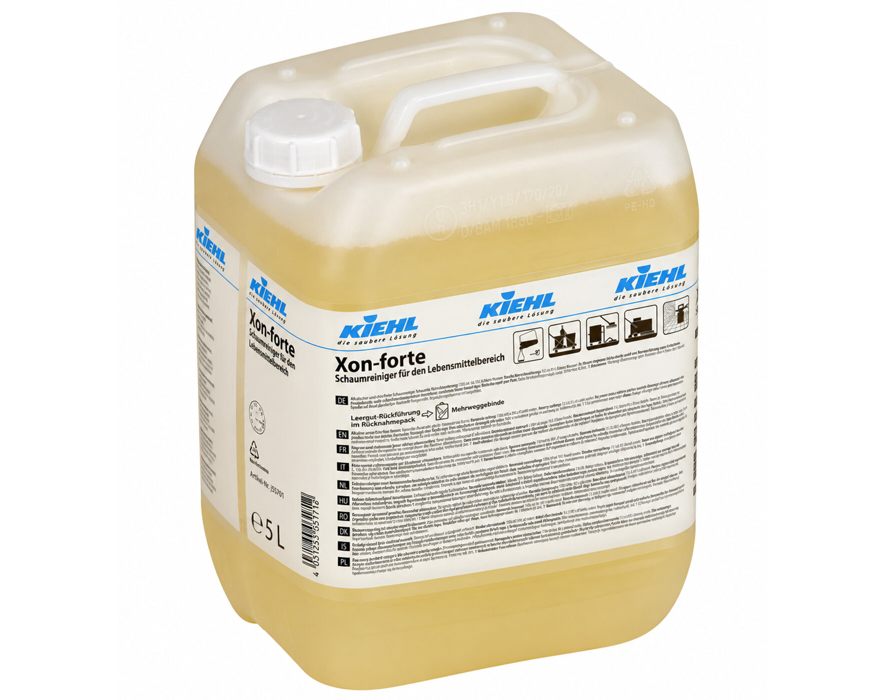 Nettoyant pour four&gril Xon-forte prêt à l'emploi, pH>13.5, 2x5l