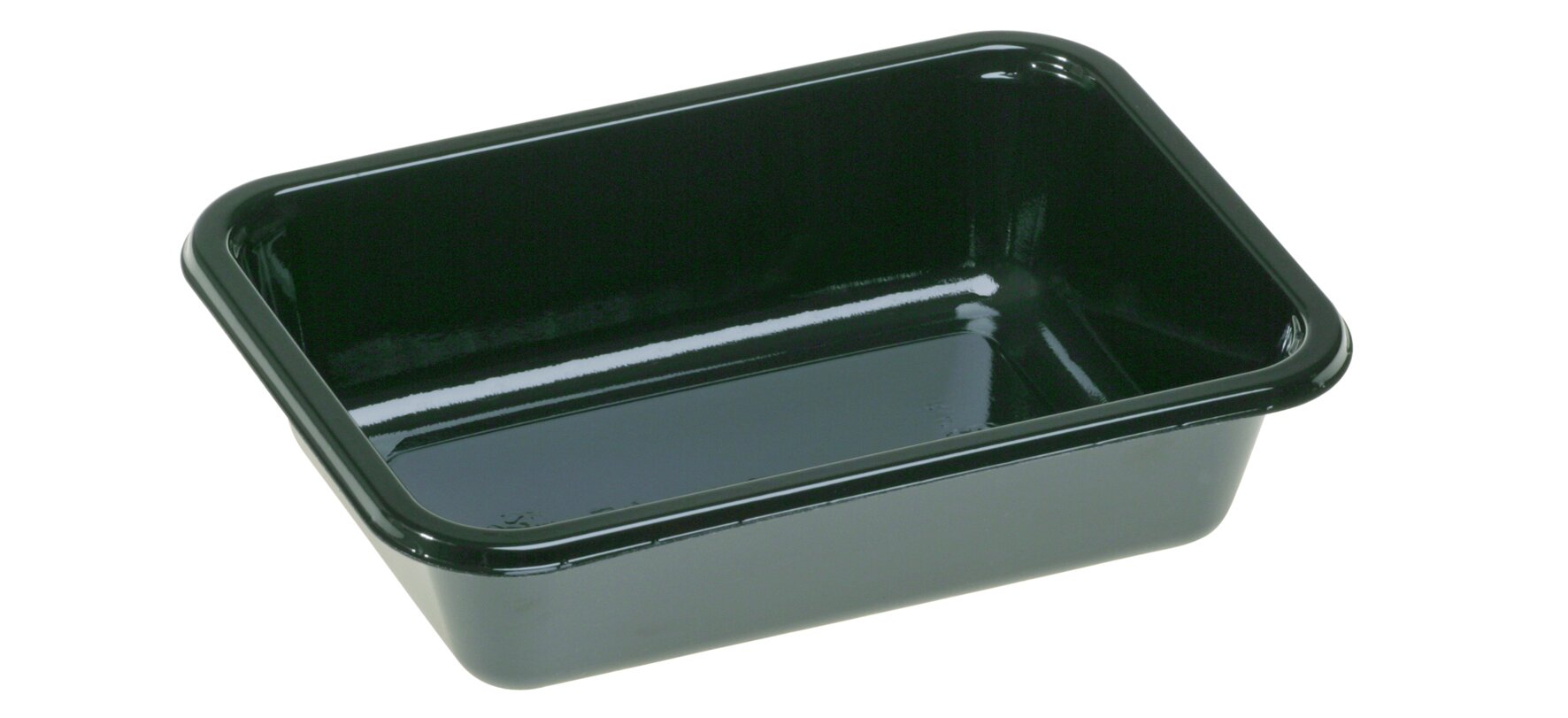 Barquette rCPET 770ml noir 137x187x45mm, 2187-1G