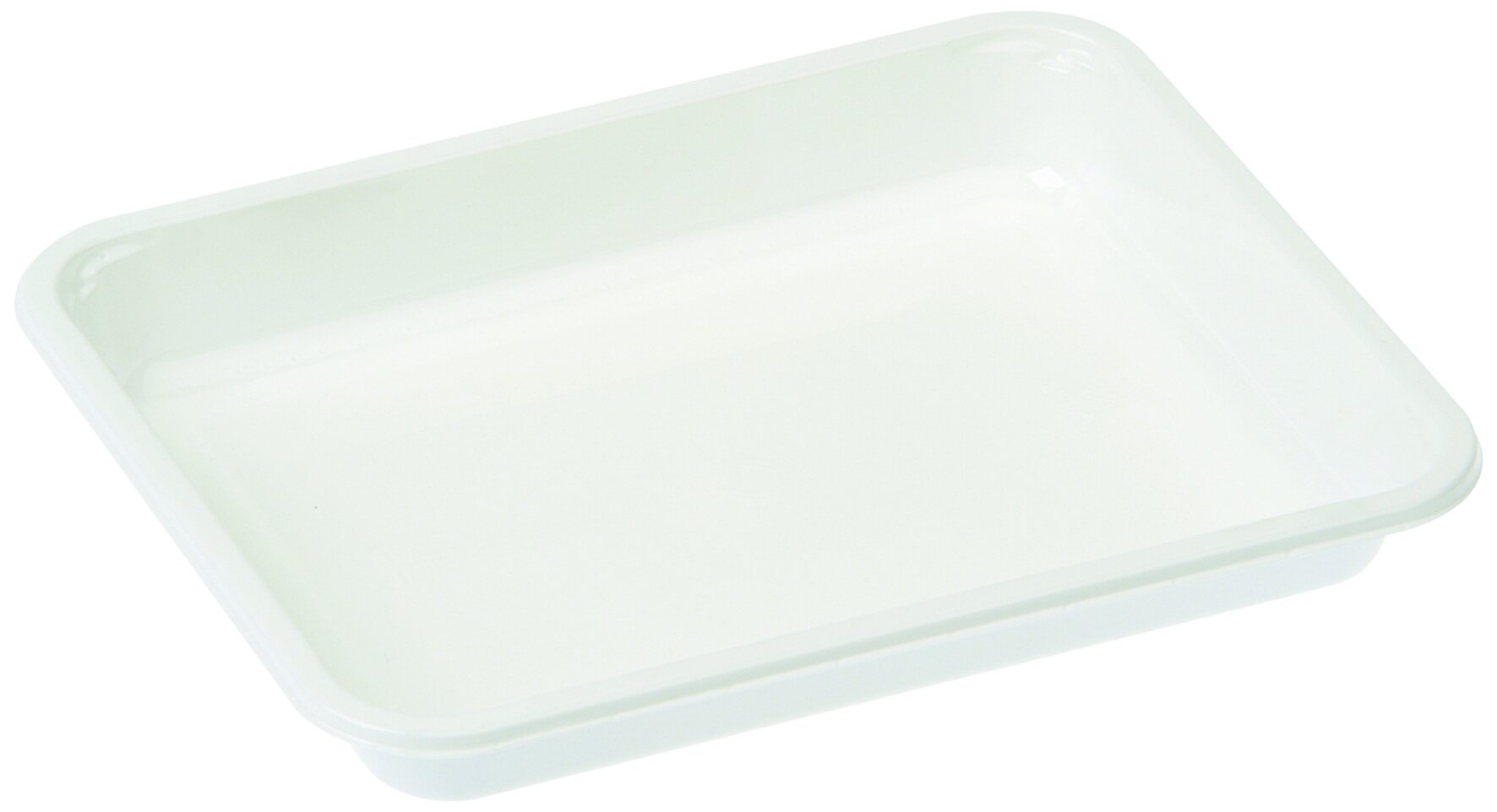 Barquette menu rCPET 890ml blanche 227x178x30mm, 2227-1T