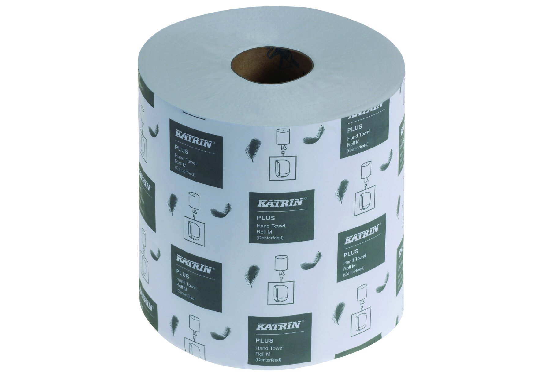 Rouleau papier Midi 1pli Katrin 20,5cm x 300.15mc, perforé