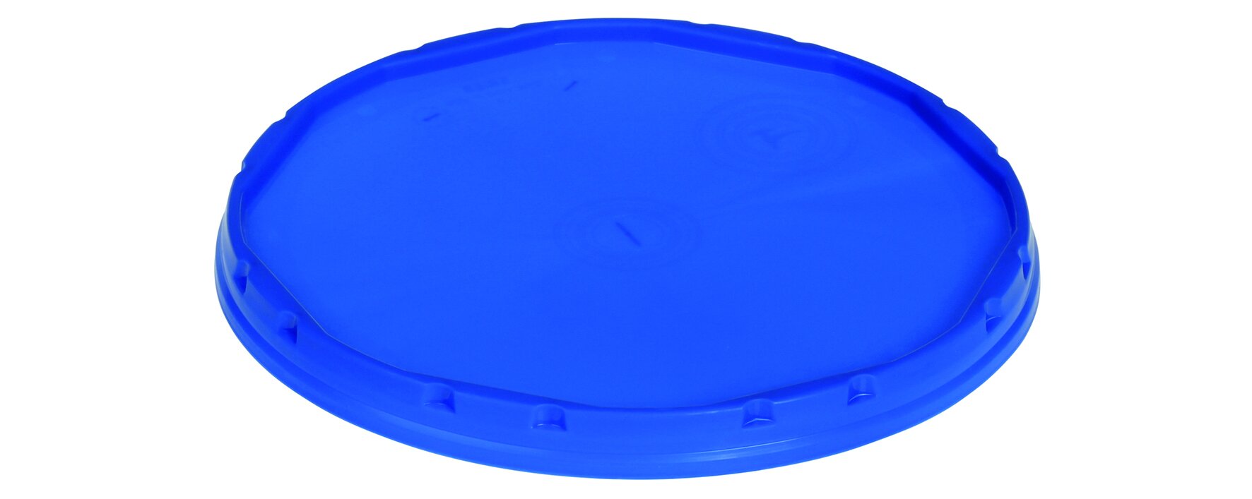 Couverle PP bleu pour bidon 10kg N113 / avec joint d'etanchéité