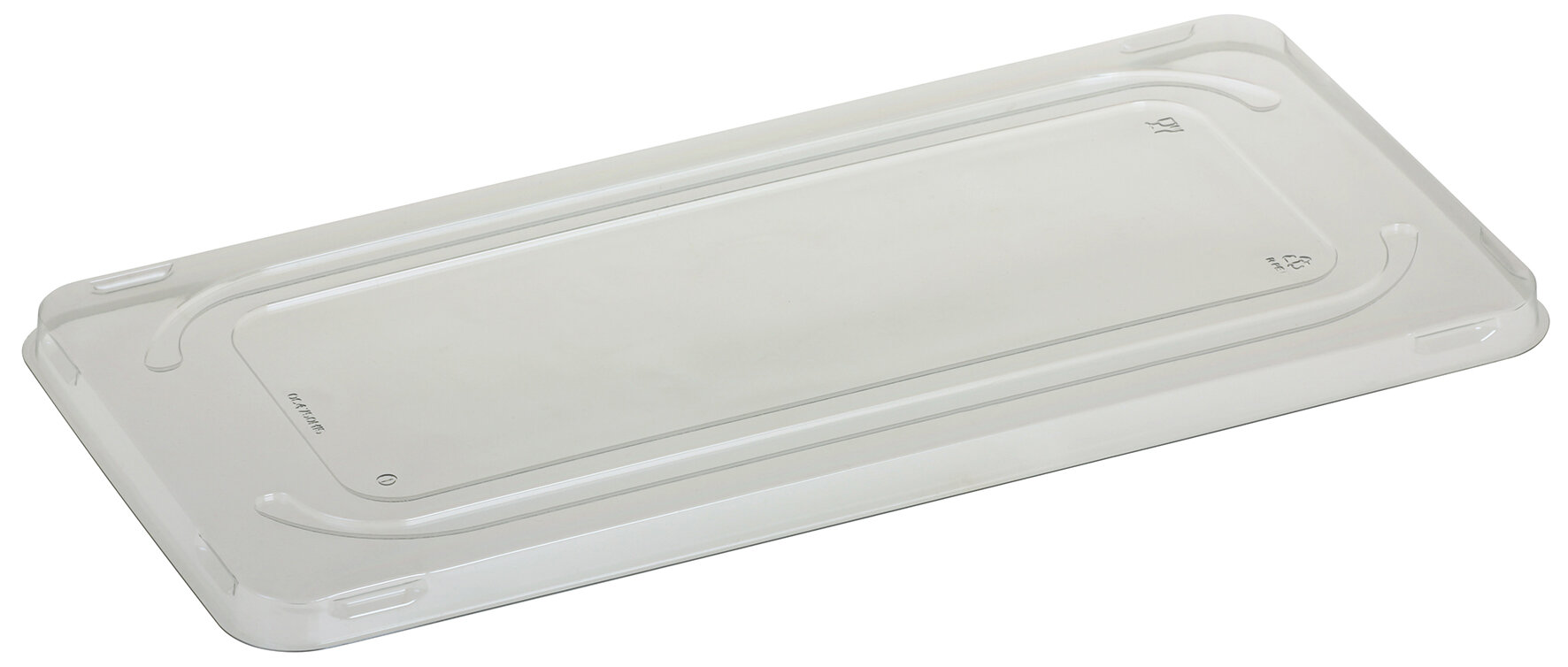 Couvercle rPET transparent 172x353mm