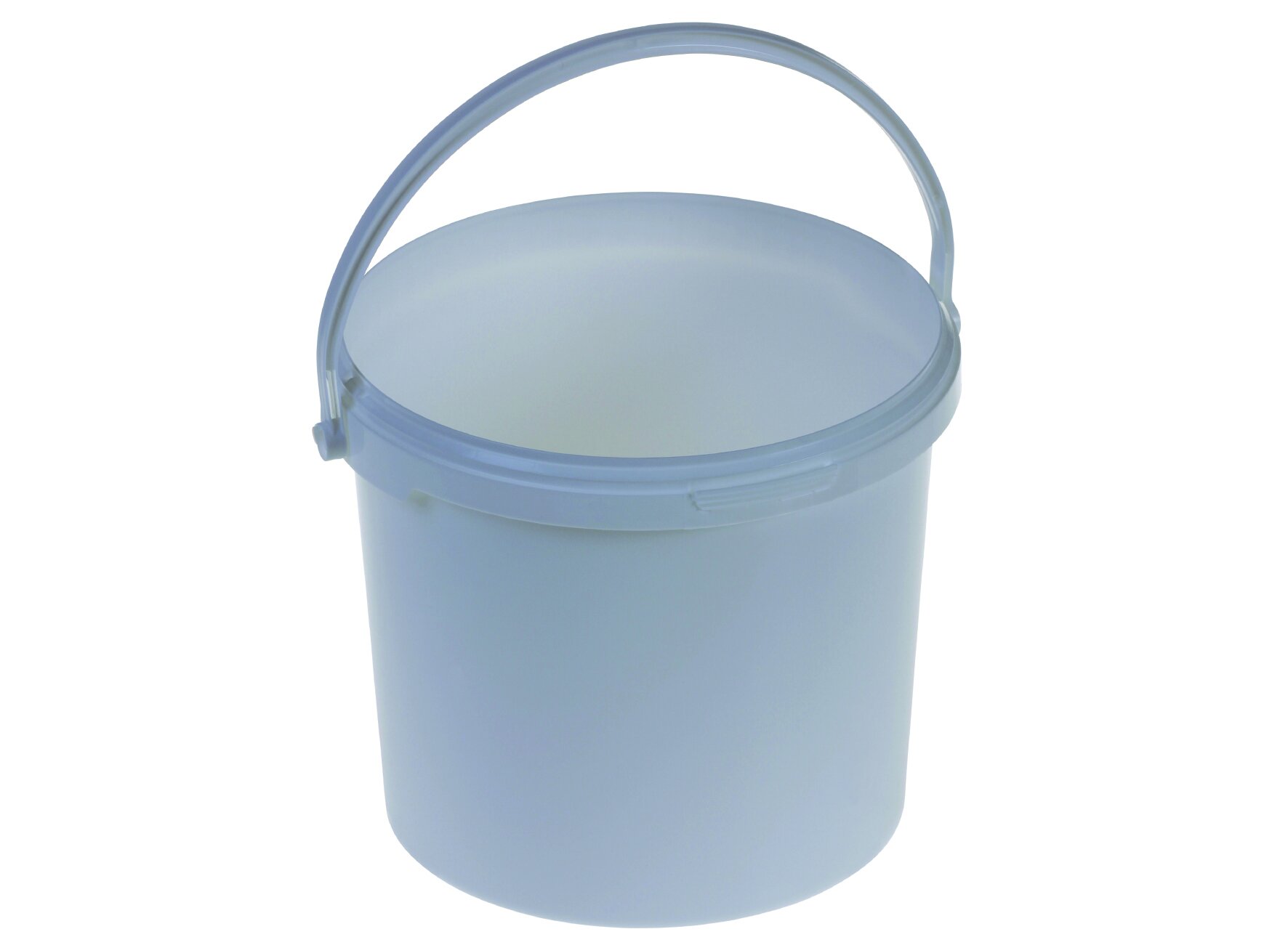 Sceau PP 5.65l blanc Ø227x195mm, garantie 1re ouv.