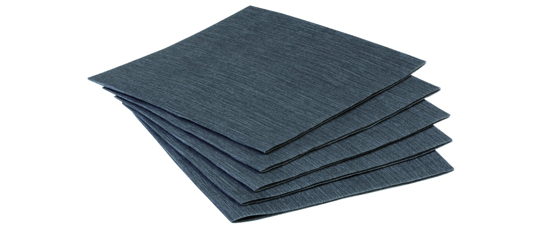 LINCOVER 25 x 25 cm 1/4 pli dark grey uni