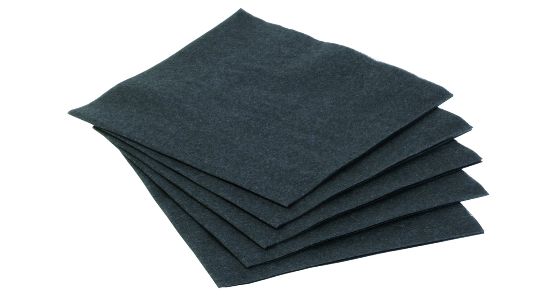 Serviettes cellulose noir 24x24cm, 1/4 pli, 3 couches