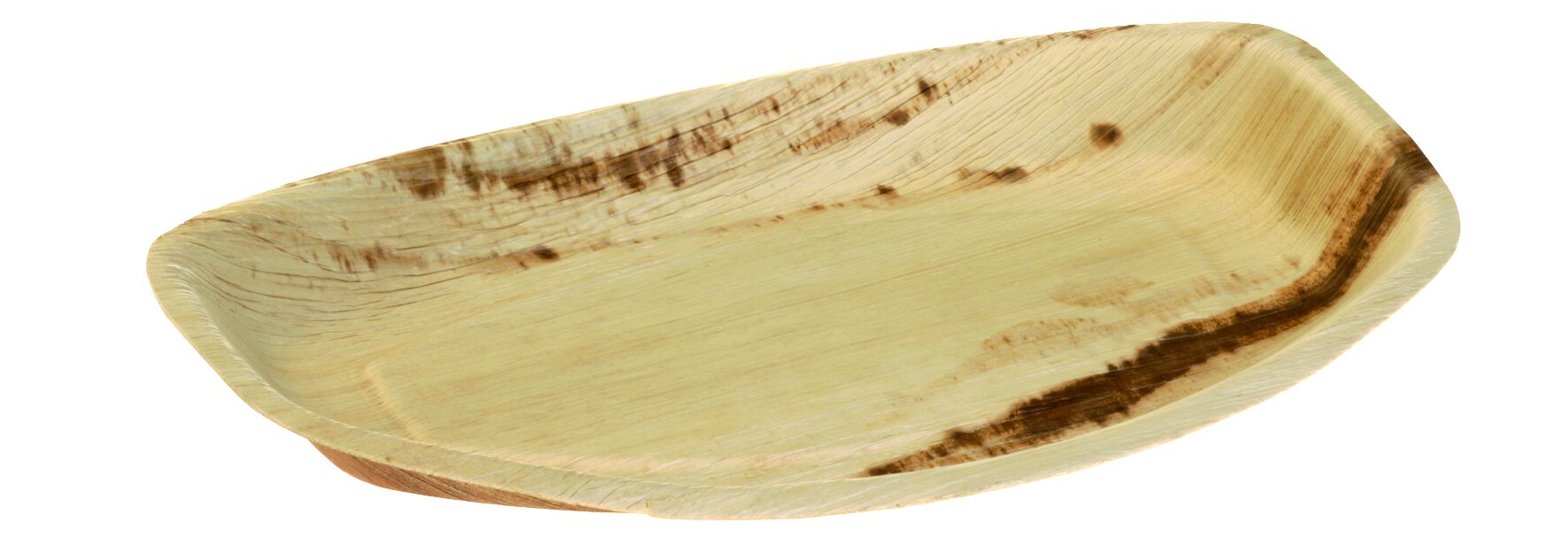 Plateau medium feuille de palmier 345x235x25mm