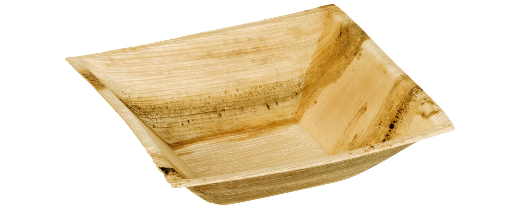 Bol Kheops feuille de palmier 450ml 160x160x45mm