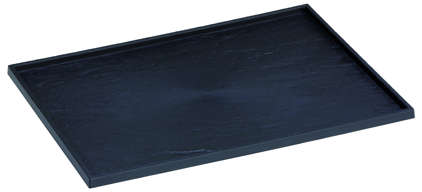 Assiette Piedra Atlas1/1 PS noir, 274x380x10mm