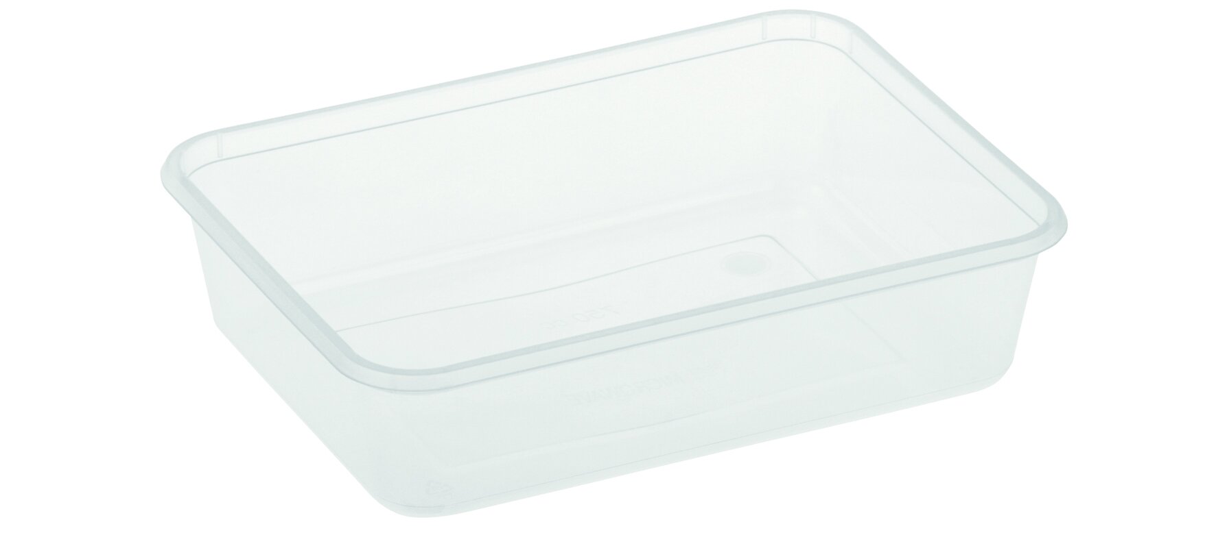 Boîte rectangulaire PP 500ml 135x183x35mm