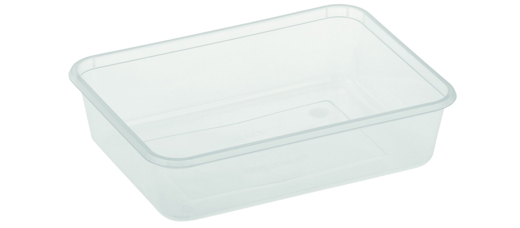 Boîte rectangulaire PP 750ml 135x183x45mm