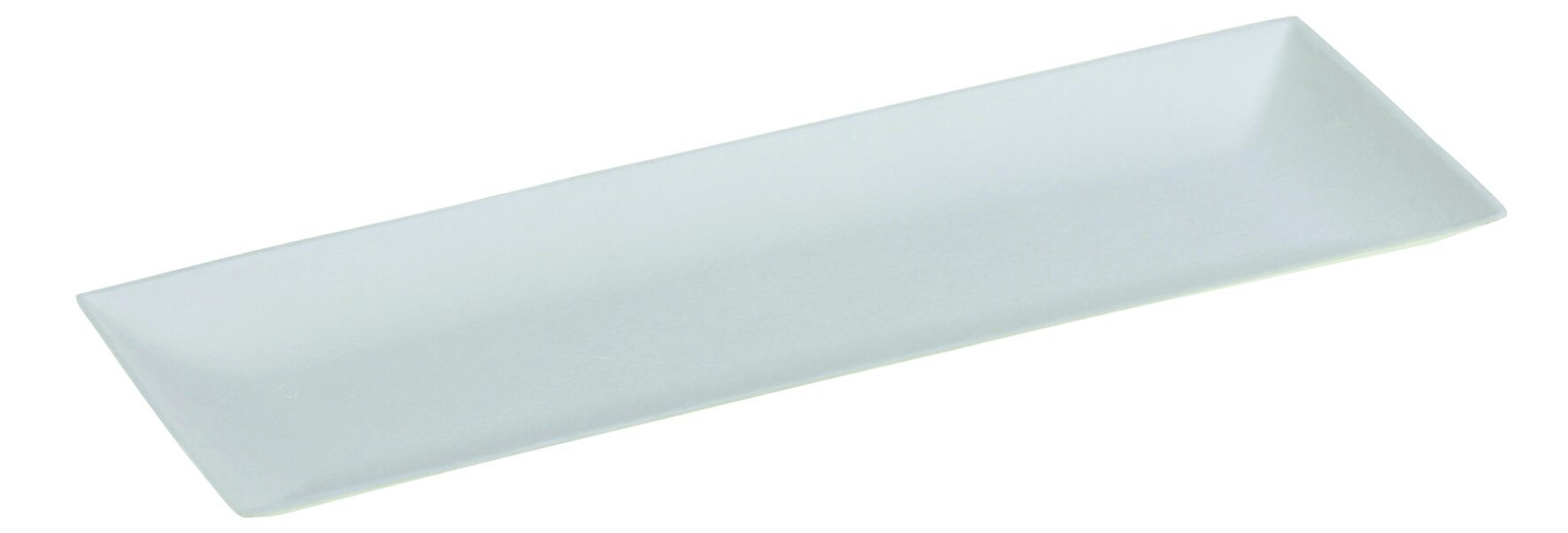 Assiette KOMODO canne à sucre blanc, 270x90x15mm