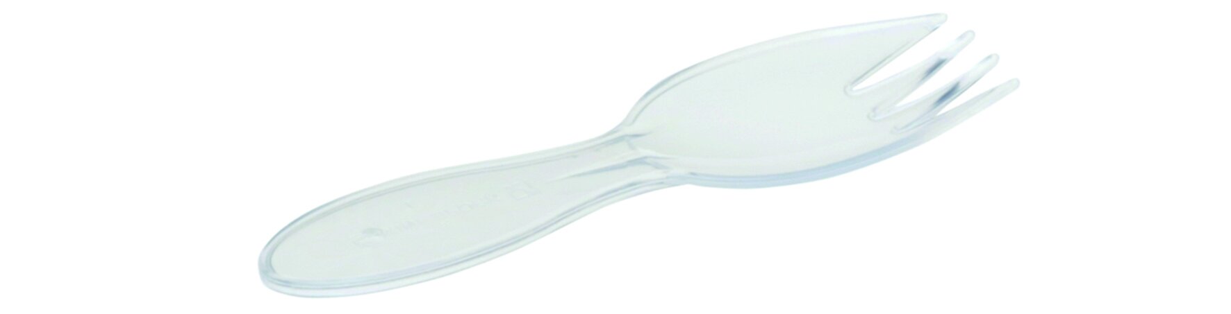 Spork PS transparent 80mm