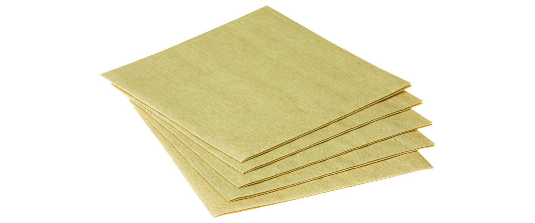 LINCOVER 25 x 25 cm, 1/4 pli champagne uni
