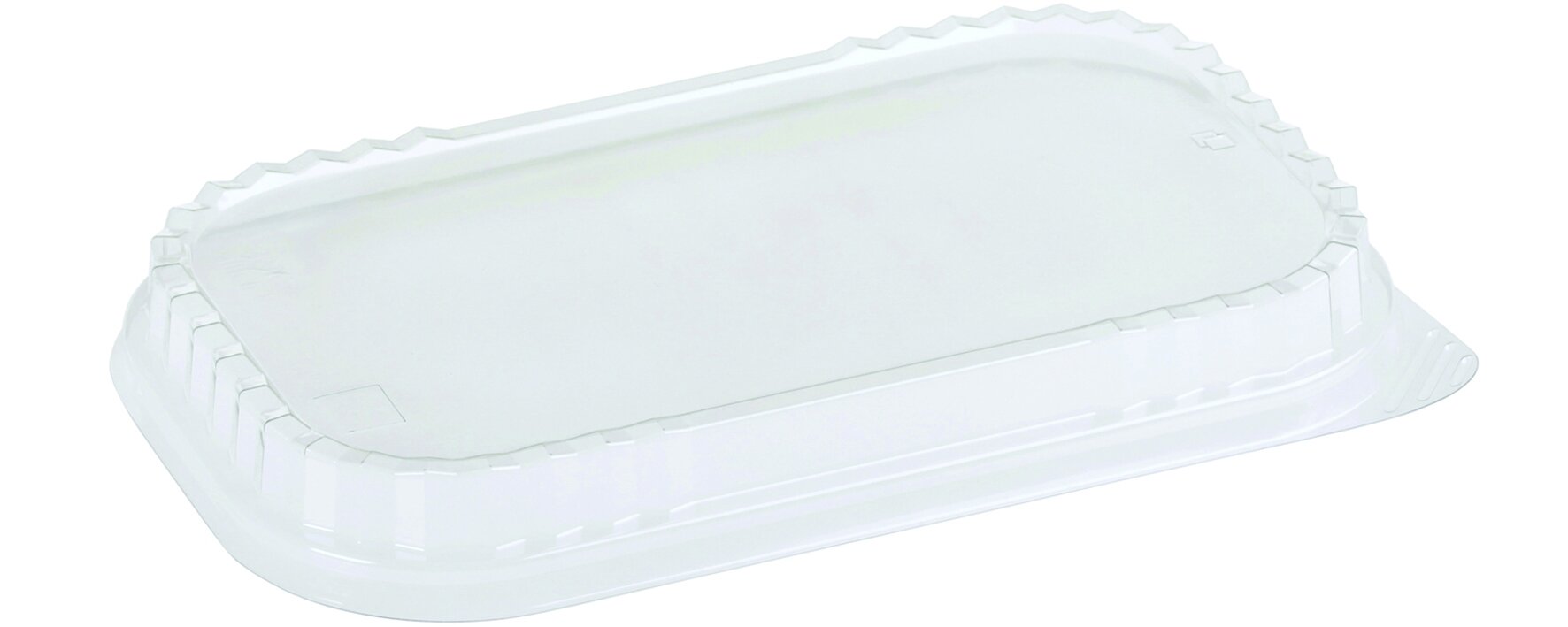 Couvercle dôme PET 138x234x25mm