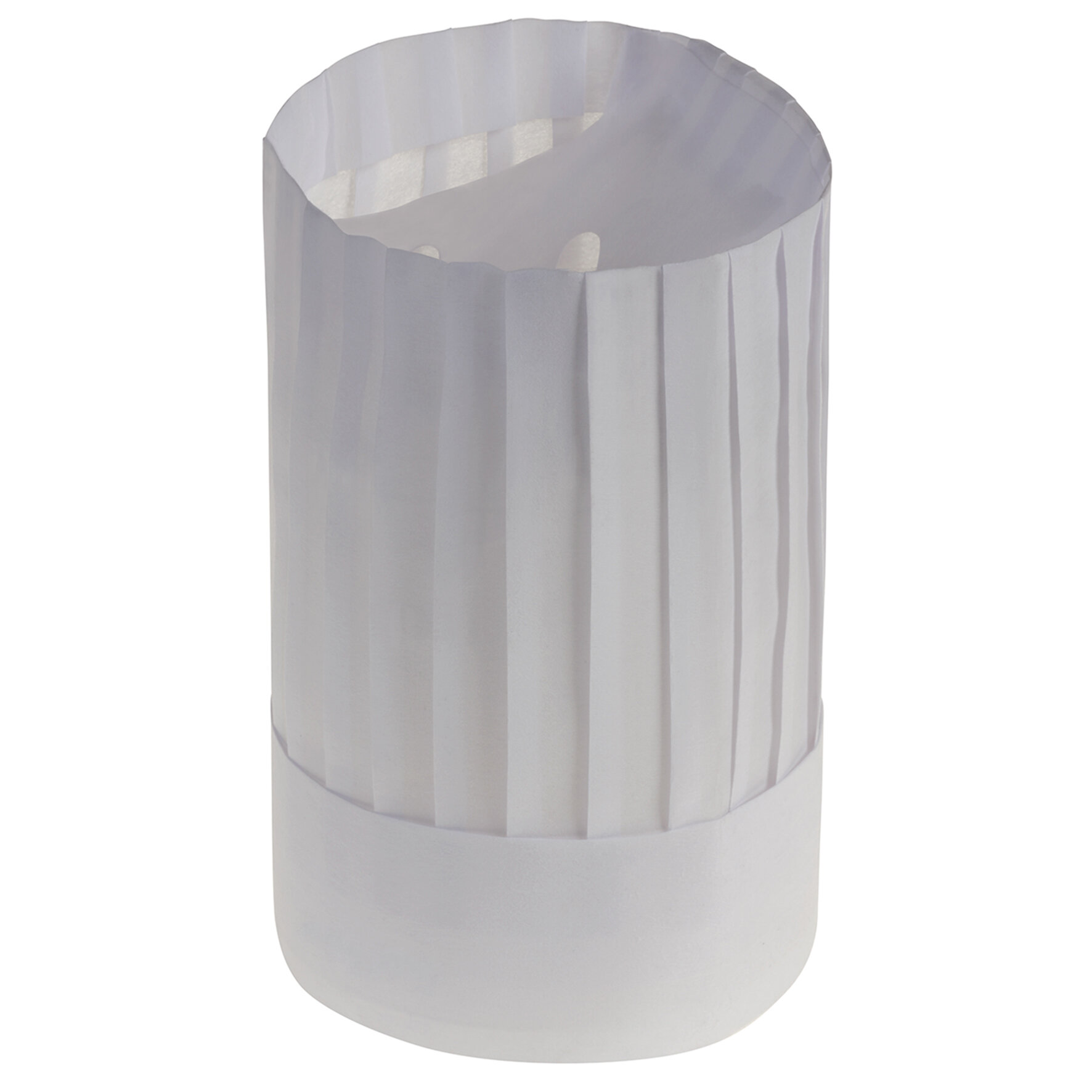chapeau de chef blanc H 30 cm, non-tissé viscose