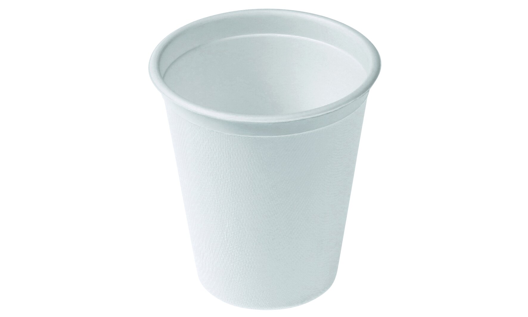 Becher naturesse Zuckerrohr, weiß, 260 ml