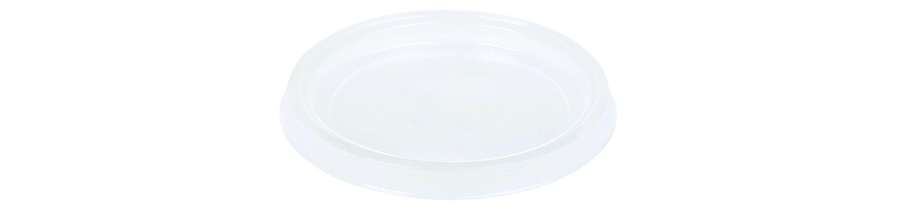Deckel naturesse PLA, transparent, rund, Ø 7 cm