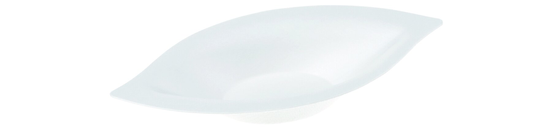 Häppchenschale Swing Zuckerrohr, weiß, 12,8 x 6,5 cm