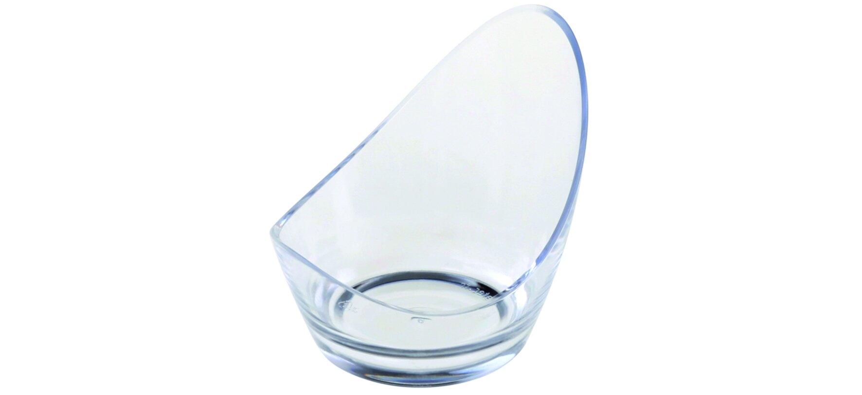 Häppchenschale designline Lova PS, transparent, 30 ml