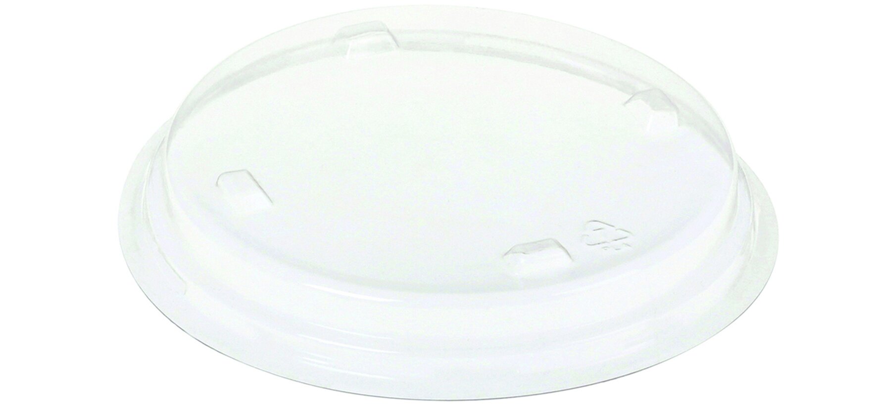 Deckel naturesse PLA, transparent, rund, Ø 10,6 cm