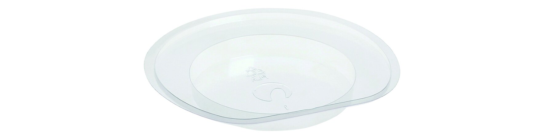 Zwischenboden naturesse PLA, transparent, rund, Ø 9,6 cm