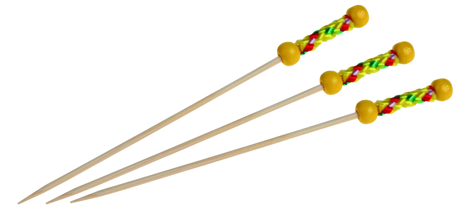 Stick Fuji Bambus, gelb, 12 cm