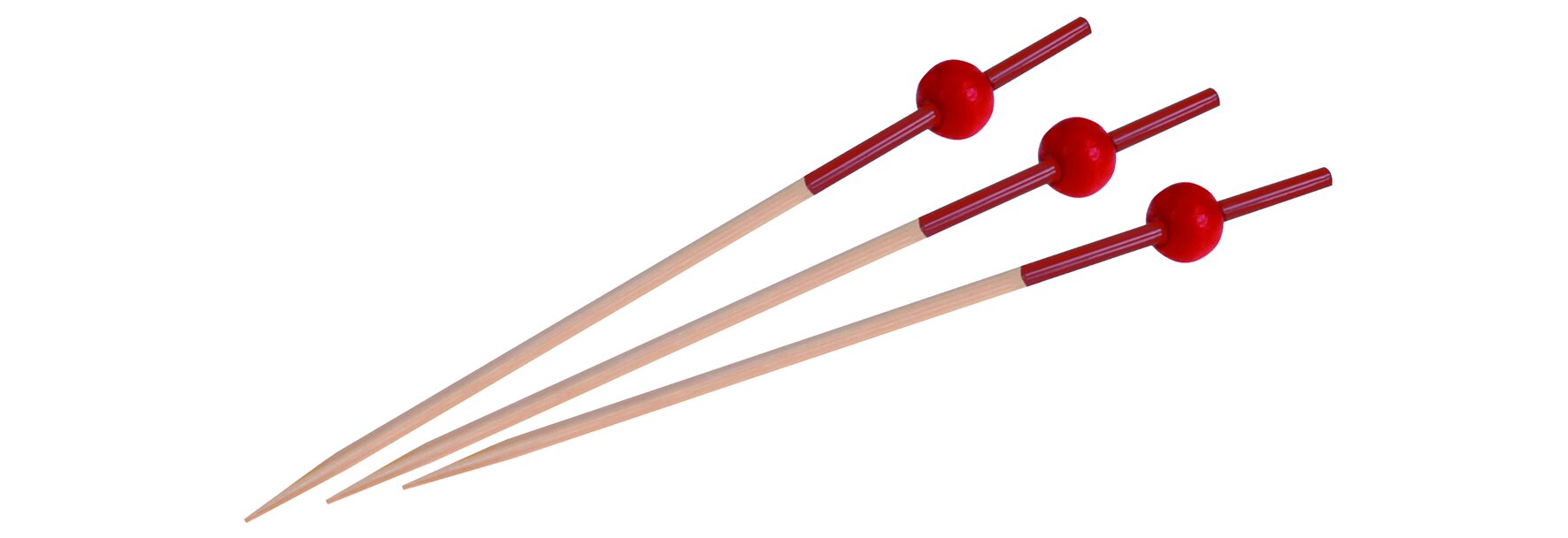 Stick Kyoto Bambus, rot, 9 cm