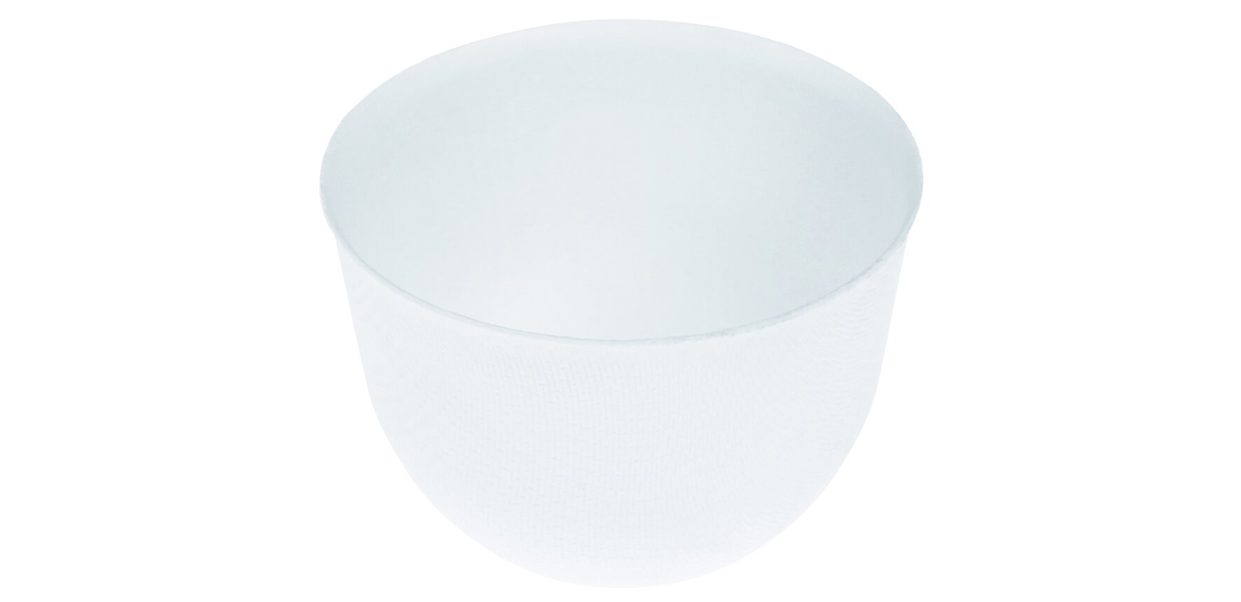 Schale naturesse Tulip Zuckerrohr, weiß, rund 70 ml