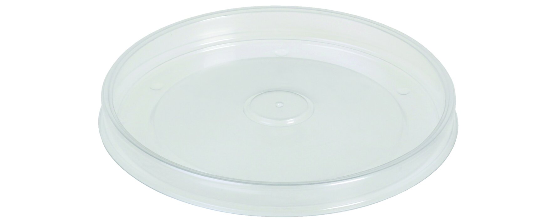 Deckel mit Dampfloch PP, transparent, rund, Ø 9,8 cm