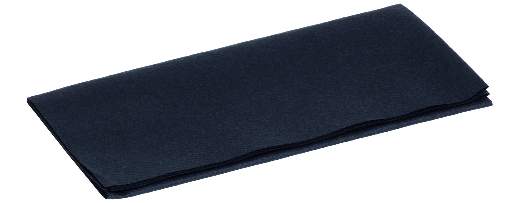 Beutelserviette Airlaid, schwarz, 1/8-Falz, 40 x 40 cm